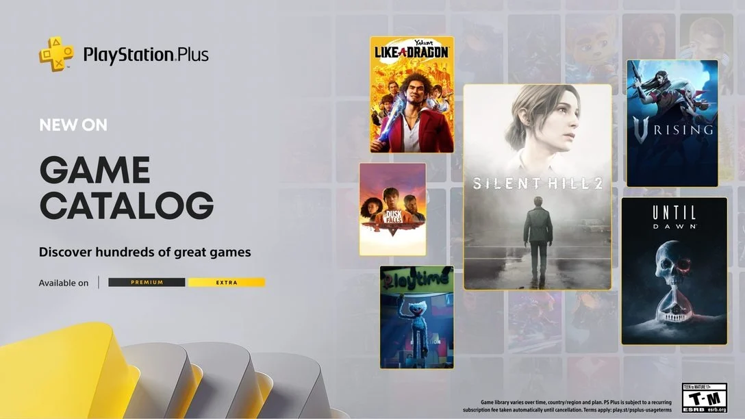 PS+ 10月份会免游戏公布 《寂静岭2：重制版》领衔