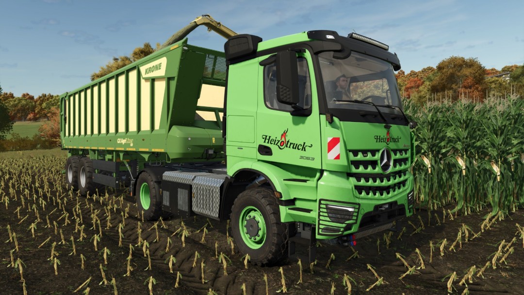 《Farming Simulator 25》内容扩展包“Mercedes-Benz Trucks Pack”